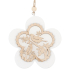 Wooden flower for hanging with birds 10 cm