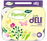 This Family Delicate toilet paper 117 shreds 3 ply 24 pieces
