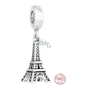 Sterling silver 925 Paris Eiffel Tower, travel bracelet pendant