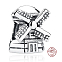 Charm Sterling silver 925 Greece, Mykonos Molino de viento, windmill, travel bracelet bead