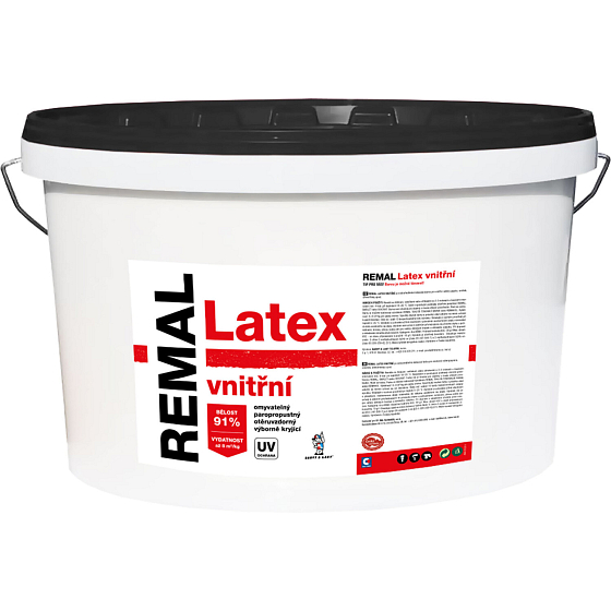 REMAL V2064 latex interior, white, 15 kg