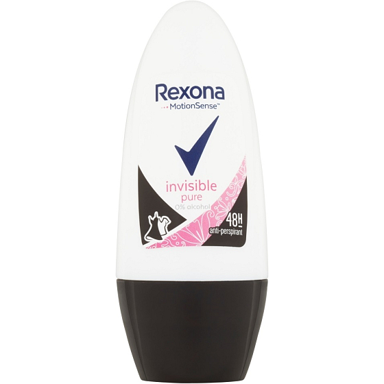 Rexona Invisible Pure ball antiperspirant deodorant roll-on for women 50 ml