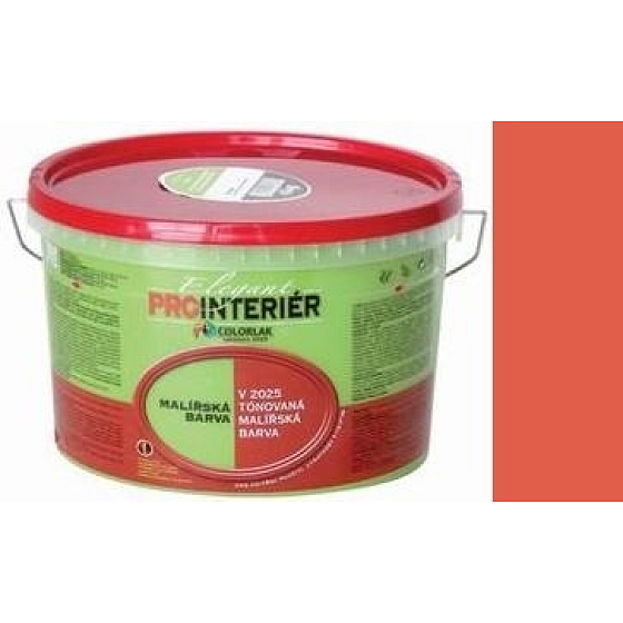 Colorlak Prointeriér Elegant V 2025 0822 Coral reef tinted interior paint 4 kg