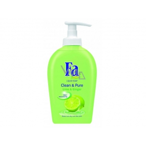 Fa Clean Pure lime liquid soap with dispenser 300 ml