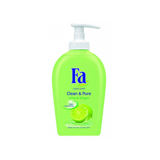Fa Clean Pure lime liquid soap with dispenser 300 ml