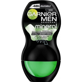 Garnier Men Mineral Invisible roll-on ball deodorant for men 50 ml