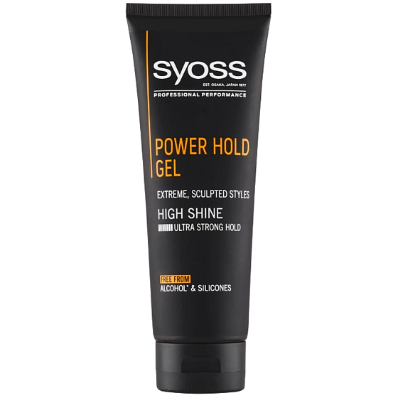 Syoss Men Power Hold Styling Gel Megasil Fixation 250 ml