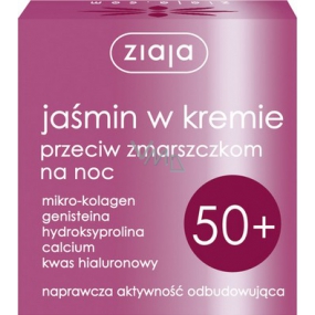 Ziaja Jasmine 50+ anti-wrinkle night cream 50 ml