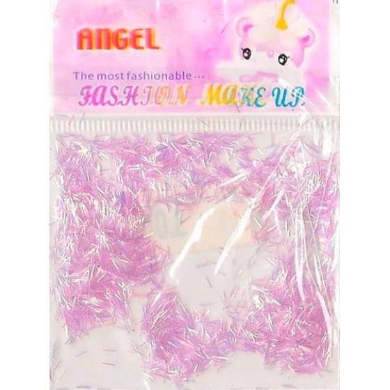 Angel nail decorations ribbon pink 2 g