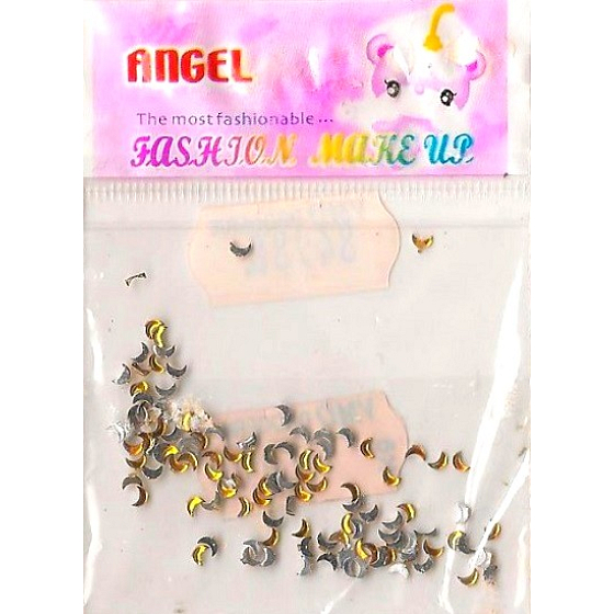 Angel nail decorations marigolds gold 1 package