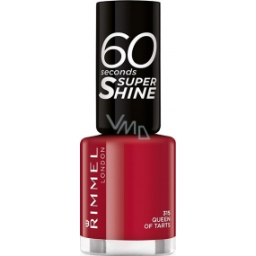 Rimmel London 60 Seconds Super Shine Nail Polish nail polish 315 Queen Of Tarts 8 ml