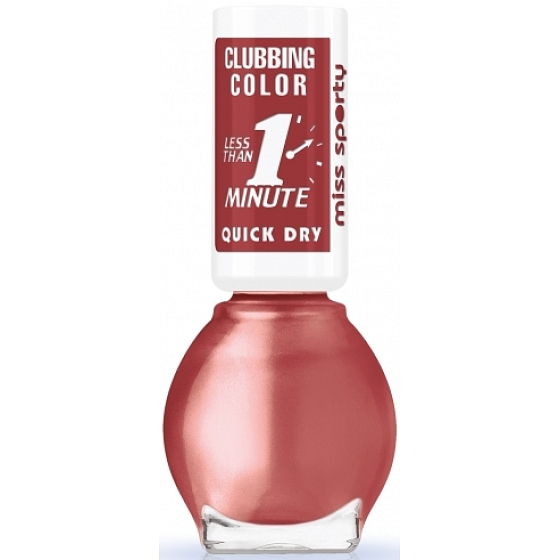 Miss Sports Clubbing Color nail polish 055 Metallic Pink 7 ml