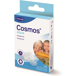 Cosmos Aqua, waterproof bandages, 10 pieces per pack
