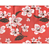 Nekupto Gift kraft bag 23 x 18 x 10 cm red, white flowers