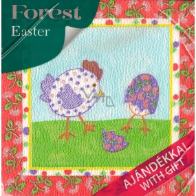 Forest Paper napkins 1 ply 33 x 33 cm 20 pieces Easter Hen and egg