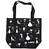 Albi Original Canvas Bag Cats, 40 cm × 35 cm, handle length 55 cm