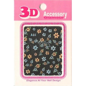 Nail Accessory 3D nail stickers 10100 A44 1 sheet