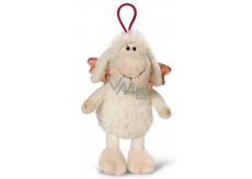 Nici Jolly sheep with curtain white Plush toy the finest plush 15 cm