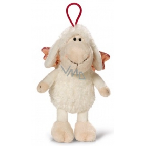 Nici Jolly sheep with curtain white Plush toy the finest plush 15 cm