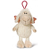 Nici Jolly sheep with curtain white Plush toy the finest plush 15 cm