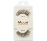 Bloom Natural sticky lashes from natural hair curled black No. 747L 1 pair