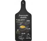 Bohemia Gifts Decorative cutting board French onion soup with original print 28 x 12 cm