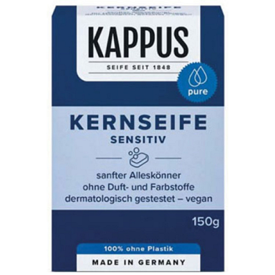 Kappus Kernseife Sensitive natural soap for body and hair 150 g