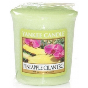 Yankee Candle Pineapple Cilantro - Pineapple with cardamom votive scented candle 49 g