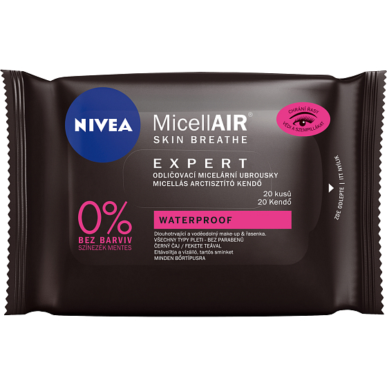 Nivea MicellAIR Expert cleansing micellar wipes, 20 pcs