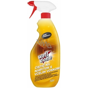 Well Done Furniture cleaner with beeswax 750 ml spray