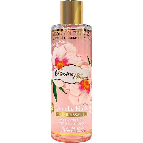 Jeanne en Provence Pivoine Féérie - Peony fairy shower oil 250 ml