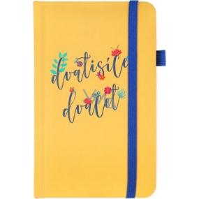 Albi Diary 2020 pocket with rubber band Mustard 15 x 9.5 x 1.3 cm