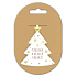 Nekupto Christmas ceramic ornament Merry Christmas! 6 x 6 cm