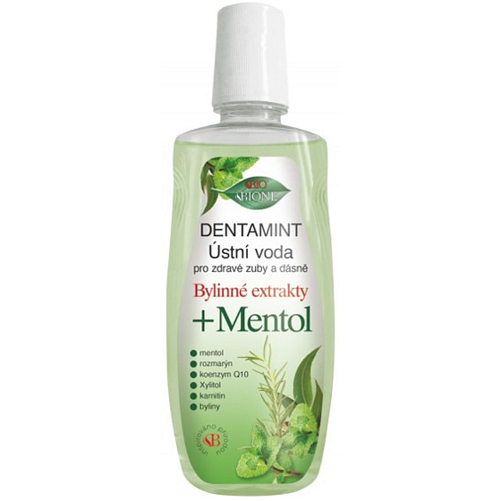 Bione Cosmetics Dentamint Menthol mouthwash 500 ml