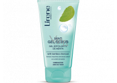 Lirene Mint Scrub Mint and bamboo carbon peeling gel for combination and oily skin 150 ml