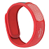 Parakito Mosquito Repellent Bracelet Colorful Red Natural, Refillable, Waterproof, 24h/day Protection - 15 Days per Refill + Two Refills