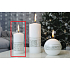 Lima Glitter Star candle silver cylinder 50 x 100 mm 1 piece