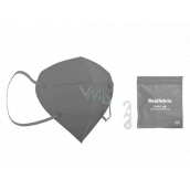 Healfabric Respirator oral protective 5-layer FFP2 face mask gray 1 piece