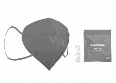 Healfabric Respirator oral protective 5-layer FFP2 face mask gray 1 piece