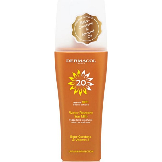 Dermacol Sun Water Resistant SPF20 moisturizing sunscreen spray 200 ml