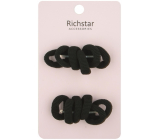 Richstar Accessories Hair elastics black basic 3 cm 12 pieces