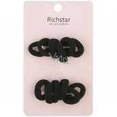 Richstar Accessories Hair elastics black basic 3 cm 12 pieces