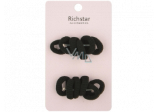 Richstar Accessories Hair elastics black basic 3 cm 12 pieces