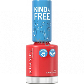Rimmel London Kind & Free Nail Lacquer 155 Sunset Soar 8 ml