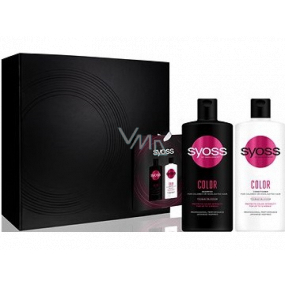 Syoss Color hair shampoo 440 ml + hair conditioner 440 ml, cosmetic set for women