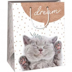 Ditipo Paper gift bag 26,4 x 32,7 x 13,6 cm Cat