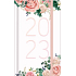 Albi Diary 2023 pocket diary with rubber band Roses 15 x 9,5 x 1,3 cm