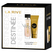 La Rive Destinée eau de parfum 90 ml + shower gel 100 ml, gift set for women