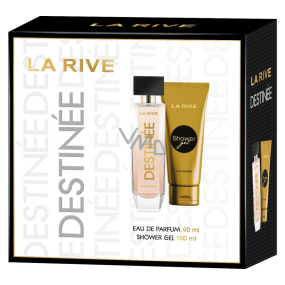 La Rive Destinée eau de parfum 90 ml + shower gel 100 ml, gift set for women