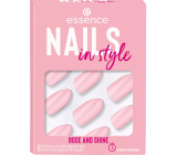 Essence Nails In Style artificial nails 14 Rose and Shine 12 pieces